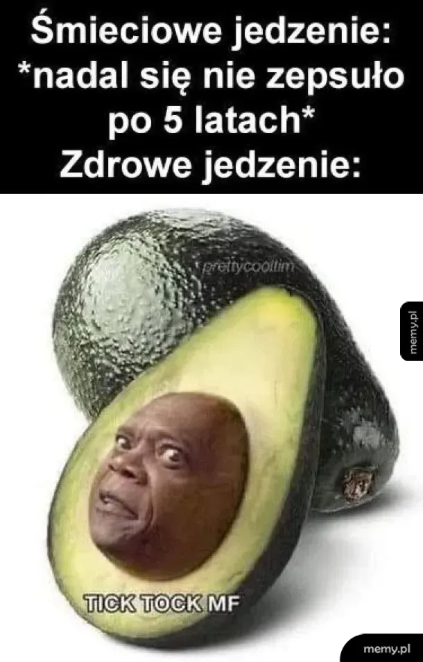 Awokado z twarzą Samuela L. Jacksona zamiast pestki