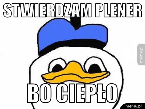 Stwierdzam plener bo ciepło