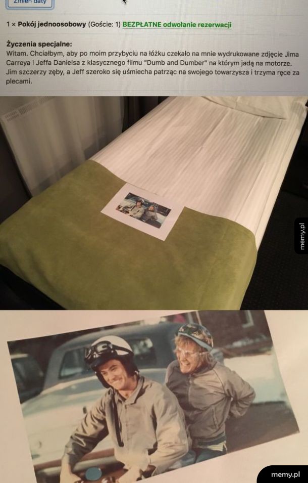 Zamawianie pokoju w hotelu