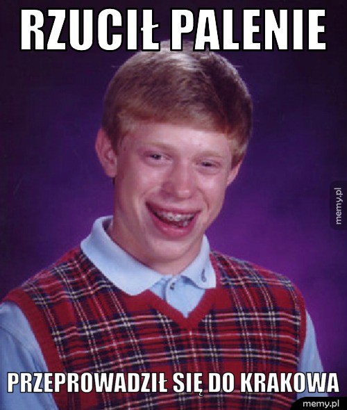 Rzucił palenie