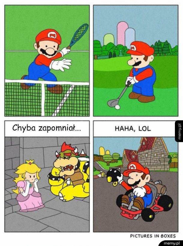Mario ma sporo innych obowiązków