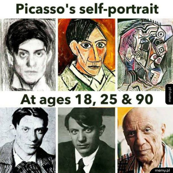 Picasso selfie portret