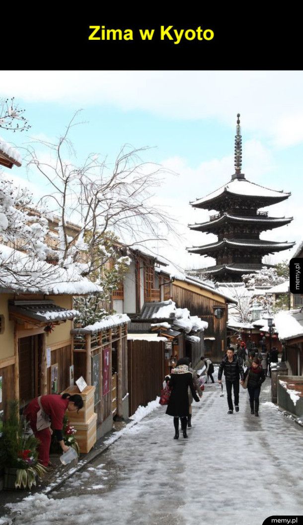 Zima w Kyoto