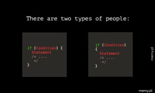 Istnieją dwa rodzaje ludzi: