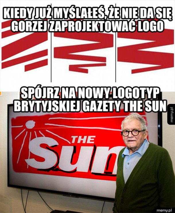 Brytyjski The Sun ma nowe logo