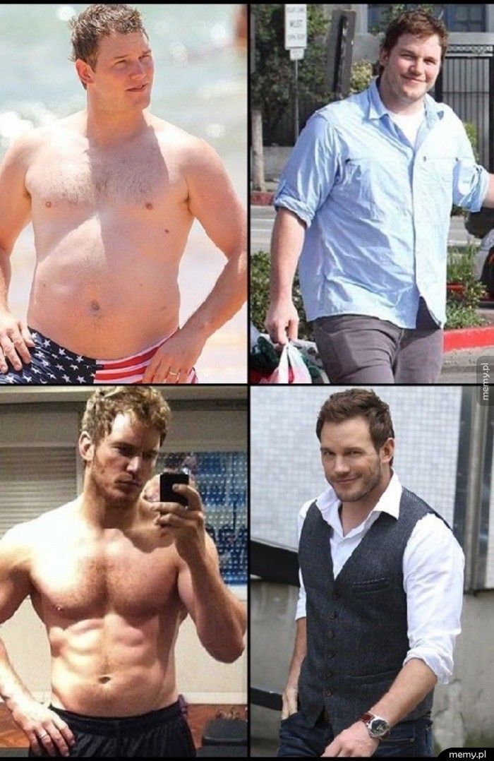 Chris Pratt transformacja