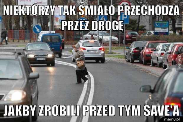 a potem dziwi liczba potrąceń