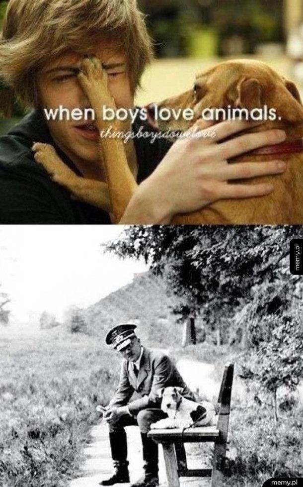 Chłopcy, którzy kochają zwierzęta