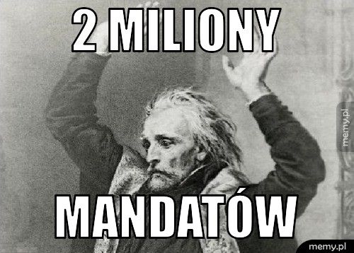 2 miliony mandatów