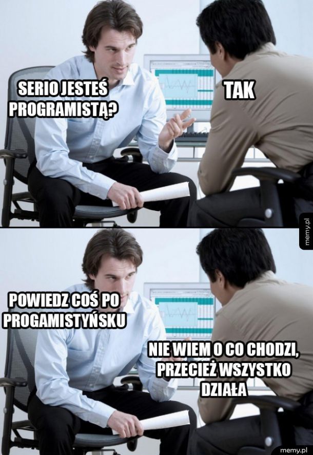 Rozmowa z programistą