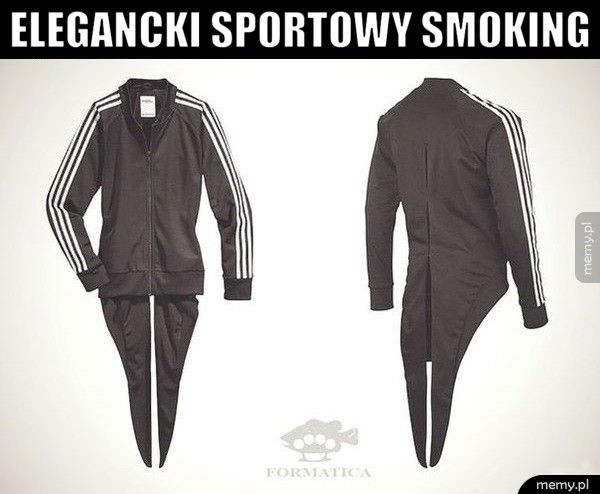 Elegancki sportowy smoking 