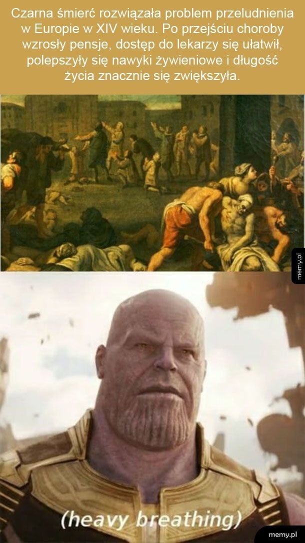 Thanos dobrze kombinuje