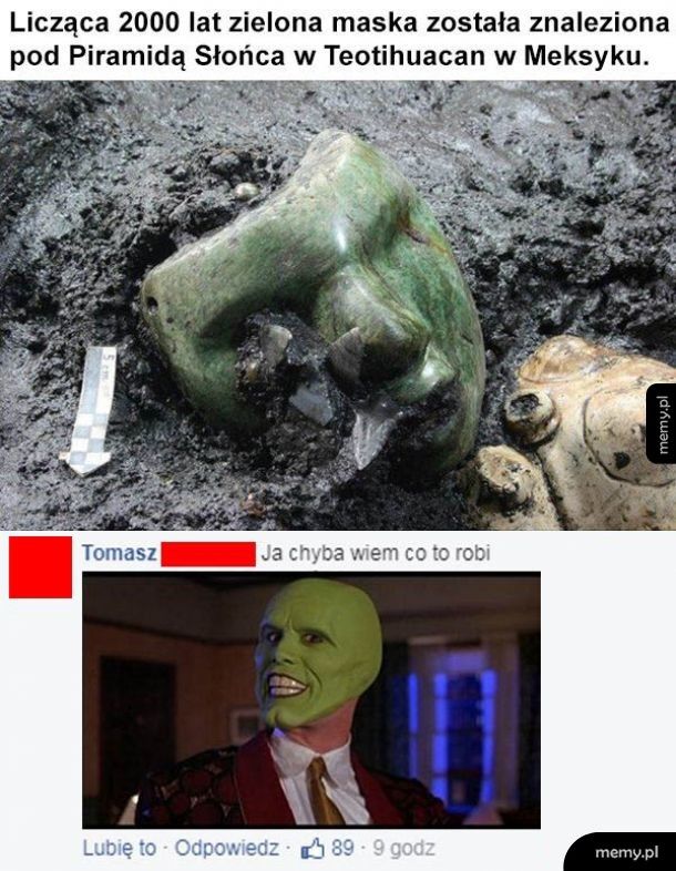 Zielona maska