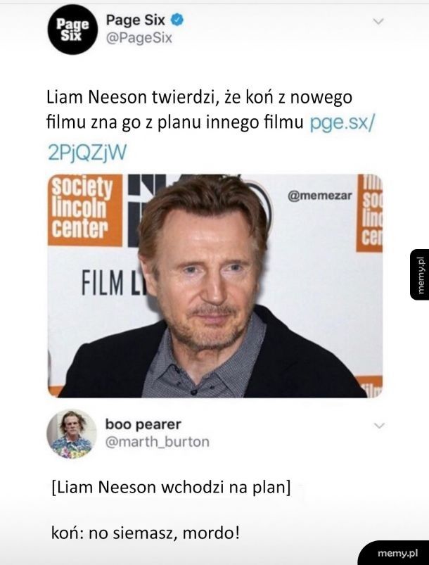 Liam Neeson jest naprawdę znany