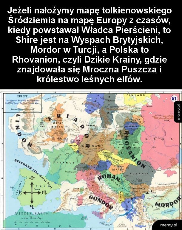 Europa według Tolkiena