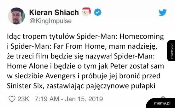 Spider-Man Sam w Domu