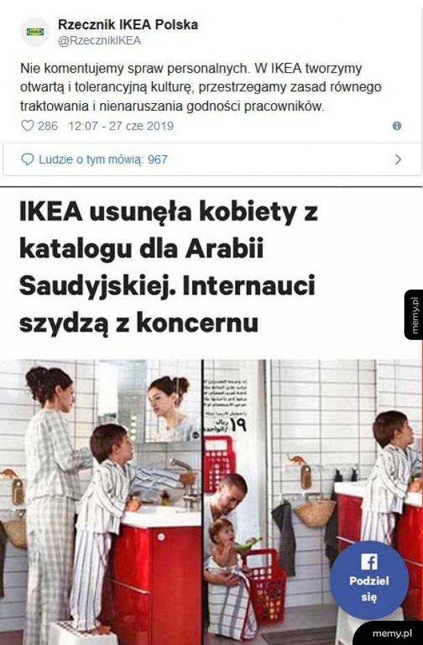 Podwójne standardy IKEA
