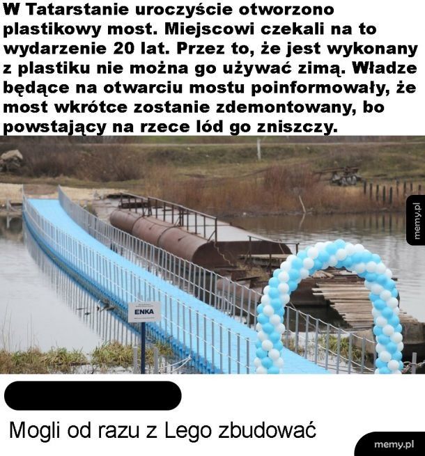 Plastikowy most