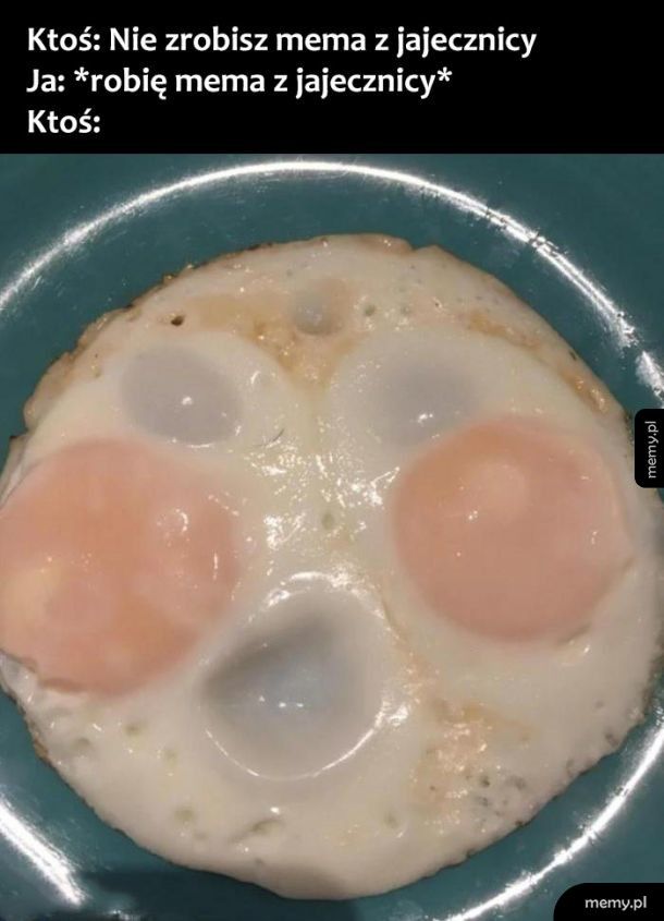 Mem z jajecznicy