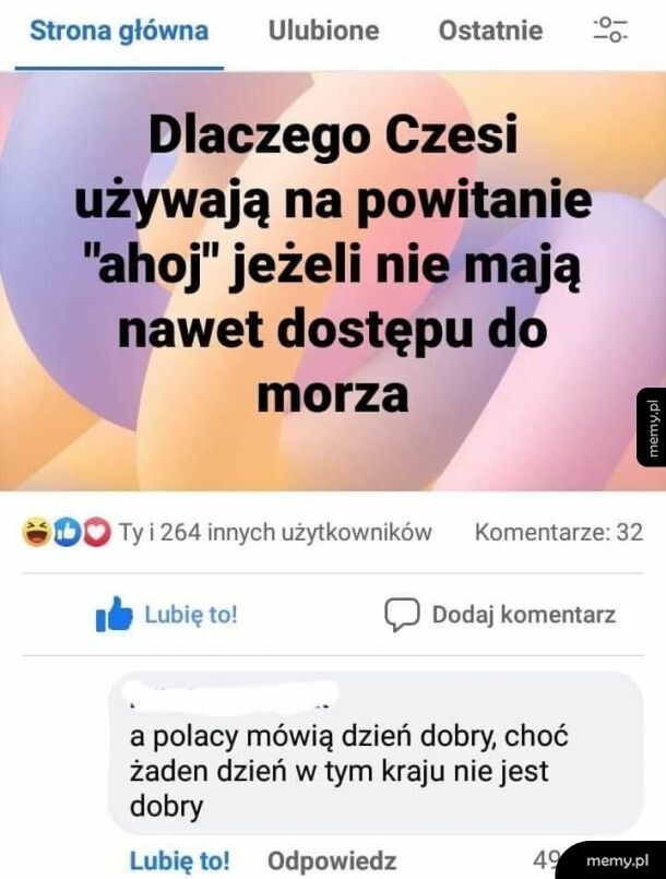 Czesi: Polacy 1:0