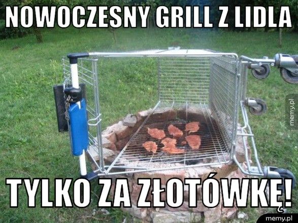 Nowoczesny grill z Lidla