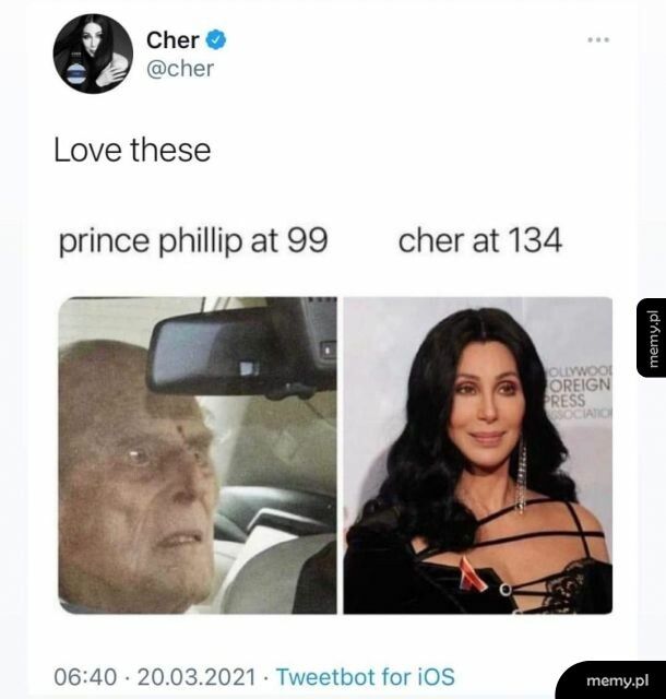 Cher pewnie przeżyje nas wszystkich