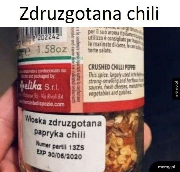 Zdruzgotana chili