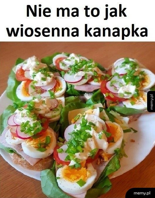 Wiosenna kanapka