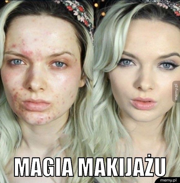 Magia makijażu.
