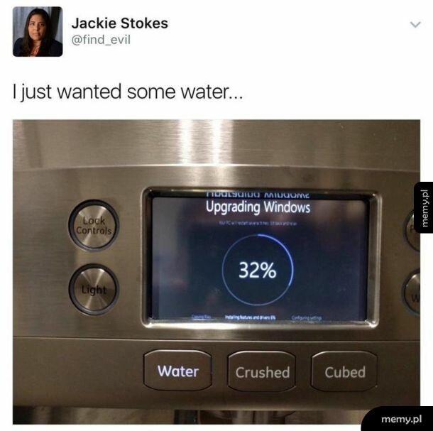 Chcesz wody,  system zmienia ci okna.