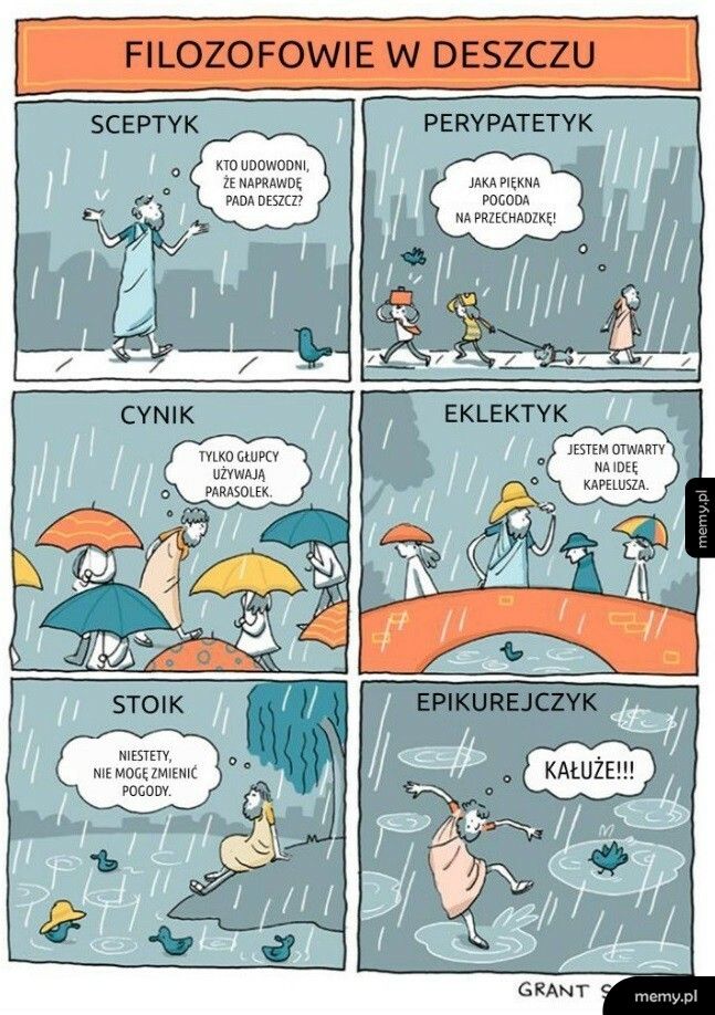 Filozofowie w deszczu