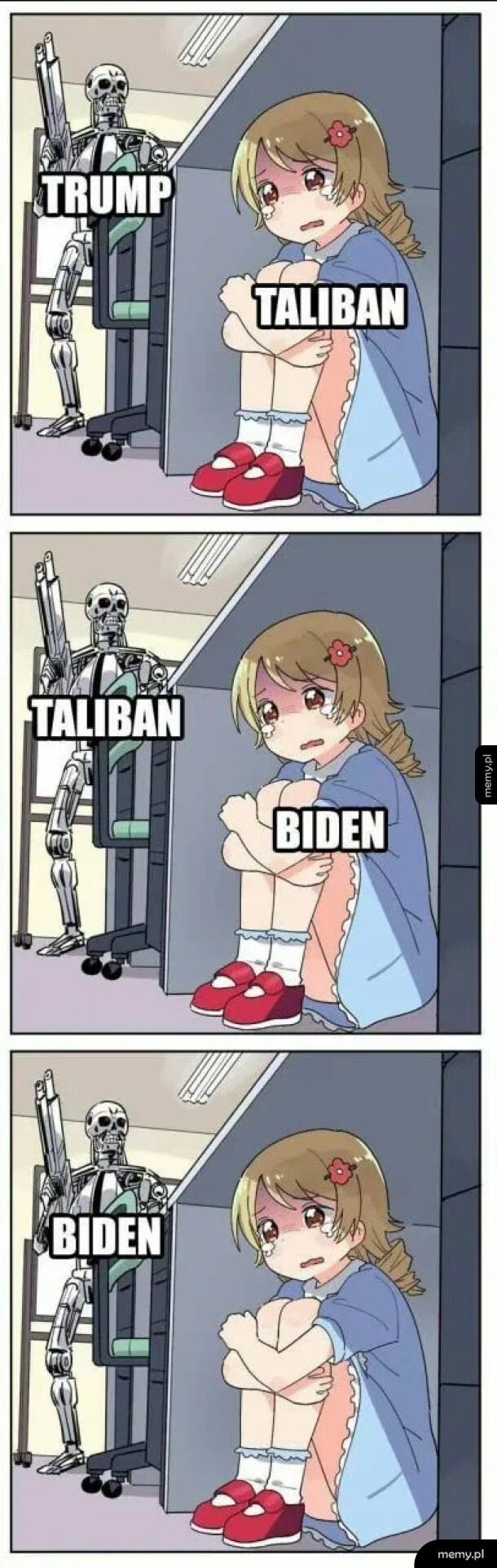 Trump i Biden vs Taliban