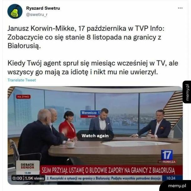 Przewidział