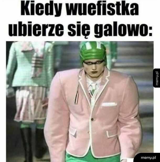 Zawsze dziwnie wyglądali ubrani elegancko....