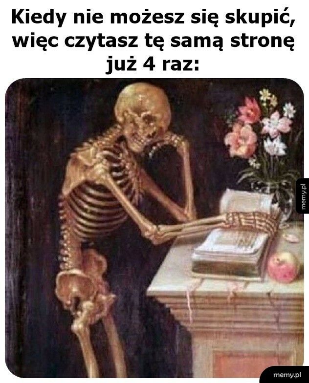 Kiedy nie możesz się skupić