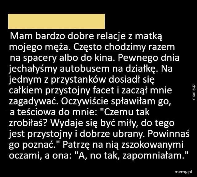 Przyjaźń z teściową