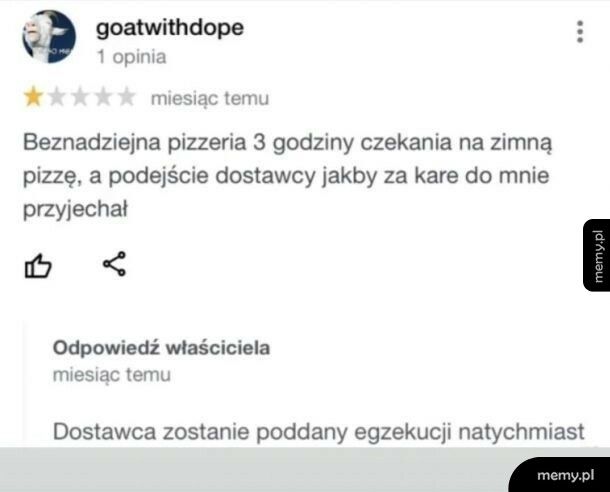 Zły dostawca