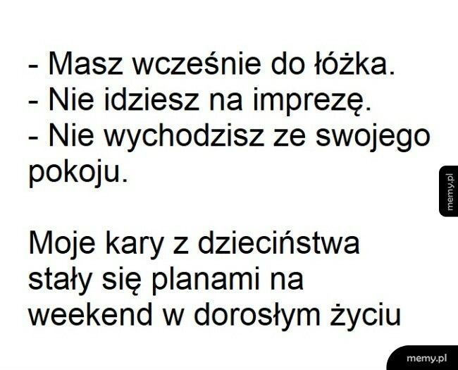 Kary z dzieciństwa