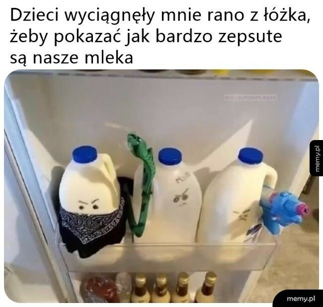 Bardzo zepsute mleka