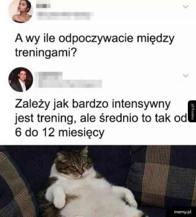 Przerwa między treningami