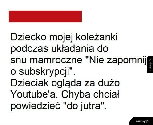 Słowa przed snem