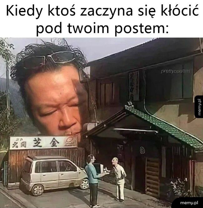 Kłótnia pod postem