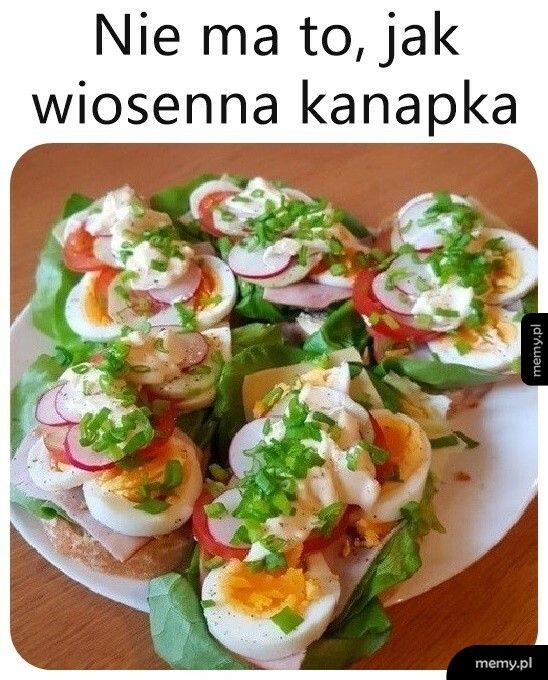 Wiosenna kanapka