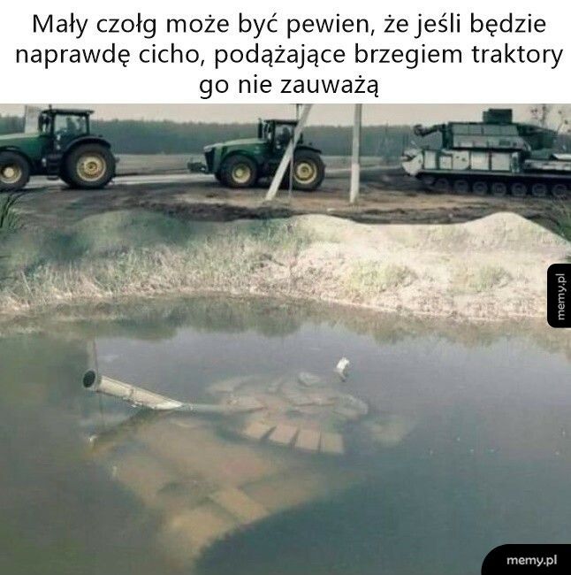 Ukrywający się czołg