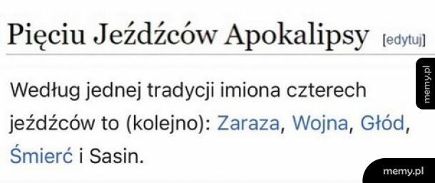 A jednak jest ich pięciu