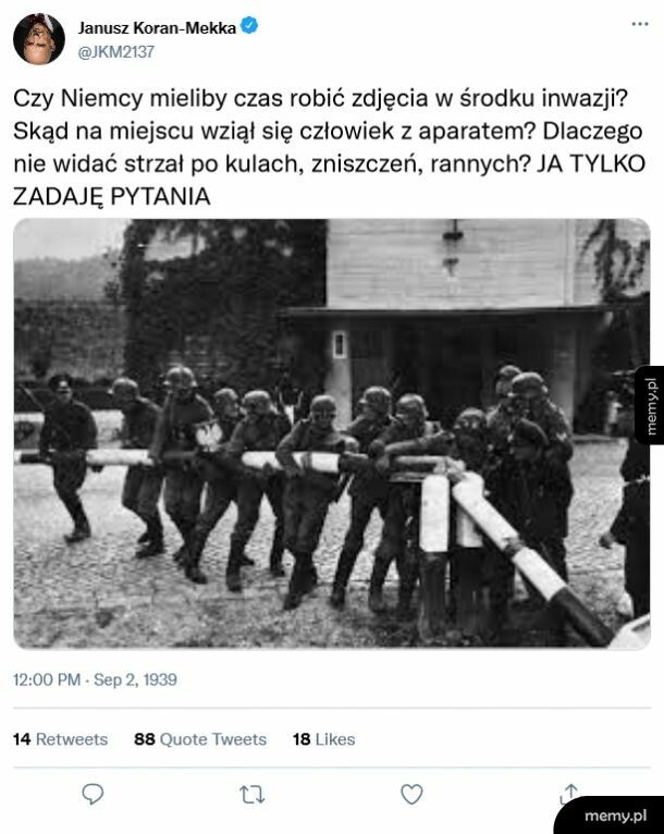 Nie ma historycznych dowodów