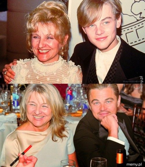 Leonardo jest coraz starszy, a jego matka coraz młodsza xD
