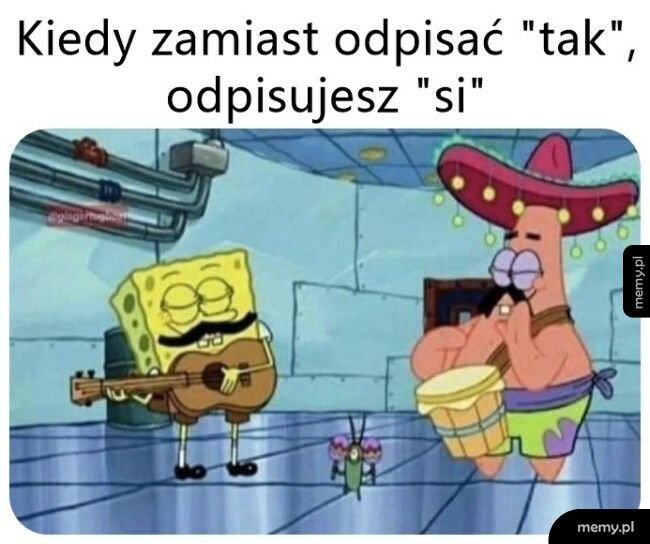 Kiedy odpisujesz "si"