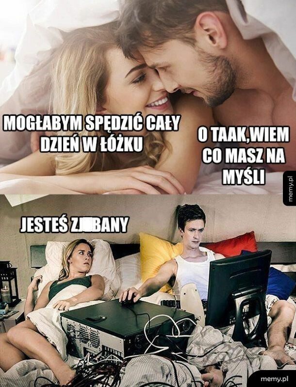 Cały dzień w łóżku