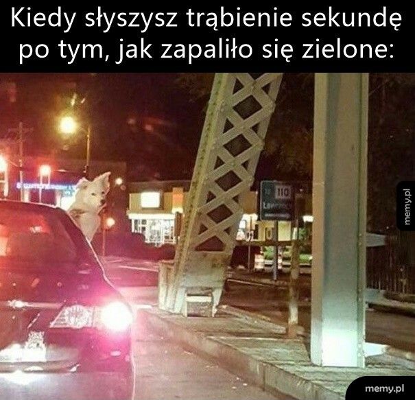 Trąbienie na światłach